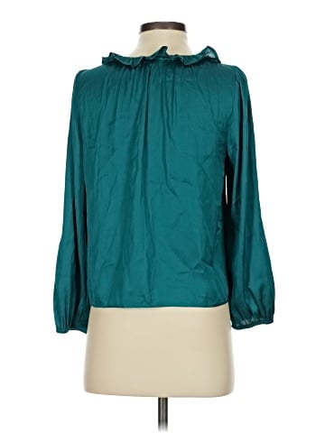 J.Crew Factory Store 3/4 Sleeve Blouse (view 2)