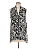 Floral & Ivy 100% Polyester Black Sleeveless Blouse Size M - photo 1