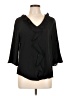 Blooming Jelly Black 3/4 Sleeve Blouse Size L - photo 1