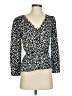 J.Crew 100% Polyester Black Long Sleeve Blouse Size 2 - photo 1