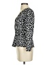 J.Crew 100% Polyester Black Long Sleeve Blouse Size 2 - photo 5