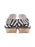 Splendid Stripes Silver Black Wedges Size 10 - photo 2