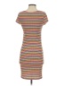 Assorted Brands Stripes Orange Casual Dress Size S - photo 2
