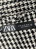 Zara Houndstooth Gray Jacket Size XS - photo 6