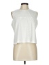 Corepower Yoga Silver Ivory Sleeveless T-Shirt Size L - photo 1