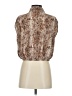 Open Edit Brown Sleeveless Blouse Size S - photo 2