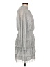 Express Metallic Silver Casual Dress Size L (estimated) - photo 4