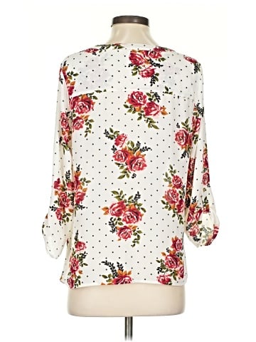 Black Rainn 3/4 Sleeve Blouse (view 2)