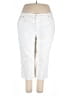 Liz Claiborne Solid White Jeans Size 24 waist - photo 1