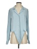 Rachel Zoe 100% Polyester Blue Long Sleeve Blouse Size S - photo 1