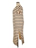 Unbranded 100% Polyester Stripes Tan Casual Dress Size XXL - photo 5