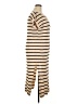 Unbranded 100% Polyester Stripes Tan Casual Dress Size XXL - photo 4