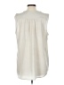 CAbi 100% Polyester Silver Sleeveless Blouse Size L - photo 2