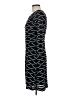 Indication 100% Polyester Chevron-herringbone Black Casual Dress Size 8 - photo 5