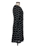 Indication 100% Polyester Chevron-herringbone Black Casual Dress Size 8 - photo 4