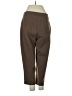 Susan Graver Solid Brown Casual Pants Size S - photo 2