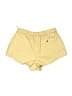 Zara Solid Yellow Khaki Shorts Size XS - photo 2