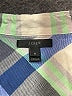 J.Crew 100% Cotton Plaid Green Long Sleeve Button-Down Shirt Size 6 - photo 7