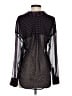 Free People 100% Polyester Polka Dots Black Long Sleeve Blouse Size XS - photo 2