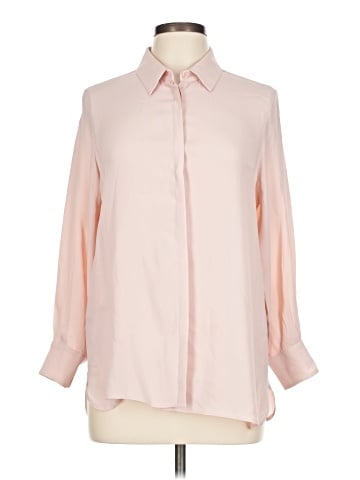 Blue Les Copains Long Sleeve Blouse (view 1)