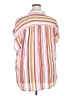Torrid Stripes Pink Sleeveless Blouse Size 3X Plus (3) - photo 2