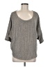 Hudson Gray Metallic Gray Pullover Sweater Size M - photo 1