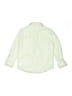 Zara Solid Green Long Sleeve Button-Down Shirt Size 4 - 5 - photo 2