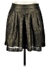 Gap 100% Polyester Metallic Gold Formal Skirt Size 2 - photo 1