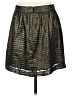 Gap 100% Polyester Metallic Gold Formal Skirt Size 2 - photo 2