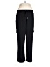 Marika Solid Black Casual Pants Size L - photo 1