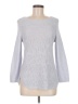 Nic + Zoe Silver Pullover Sweater Size M - photo 1