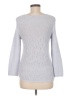 Nic + Zoe Silver Pullover Sweater Size M - photo 2