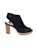Paul Green 100% Leather Black Blue Sandals Size UK 5 1/2 / US 7 1/2 - photo 1