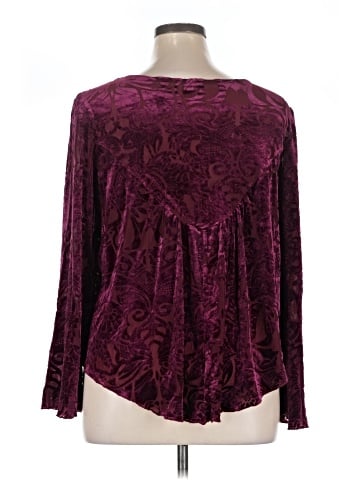 Ultra Pink Long Sleeve Blouse (view 2)