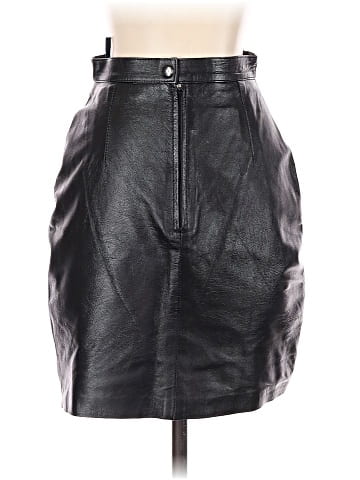 Wilsons Suede and Leather Faux Leather Skirt (view 2)