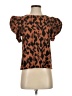 Shein Brown Short Sleeve Blouse Size 4 - photo 1