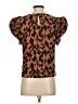 Shein Brown Short Sleeve Blouse Size 4 - photo 2