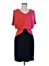 En Focus Studio Color Block Red Cocktail Dress Size 6 - photo 1