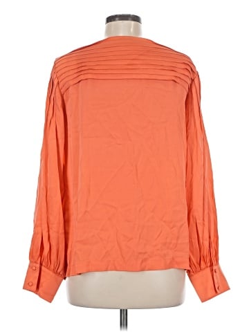 Antonio Melani Long Sleeve Silk Top (view 2)