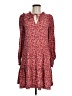 Max Studio 100% Rayon Paisley Red Casual Dress Size M (estimated) - photo 1