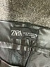 Zara 100% Polyester Black Casual Pants Size M - photo 6