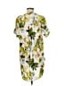 Milonga Tropical Green White Short Sleeve Blouse Size Med - Lg - photo 2