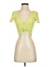 Zara Green Short Sleeve Top Size S - photo 1
