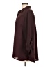 Express 100% Polyester Burgundy Long Sleeve Blouse Size L - photo 5