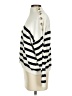 Blue Rain Stripes White Pullover Sweater Size S - photo 5