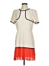 Kling 100% Polyester Color Block Ivory Casual Dress Size 3 - photo 1