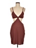 Shein 100% Polyester Brown Cocktail Dress Size 8 - 10 - photo 1