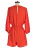 Evereve 100% Polyester Solid Orange Romper Size S - photo 2