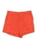 Lumiere Solid Orange Shorts Size L - photo 1