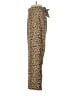Leith 100% Polyester Animal Print Gold Casual Pants Size S - photo 5